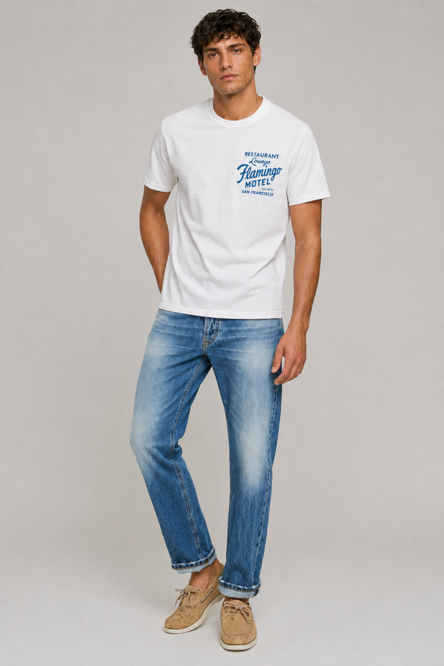 FLAMINGO MOTEL T-SHIRT - SOFT JERSEY