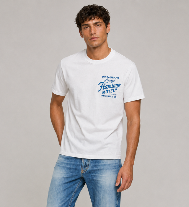 FLAMINGO MOTEL T-SHIRT - SOFT JERSEY