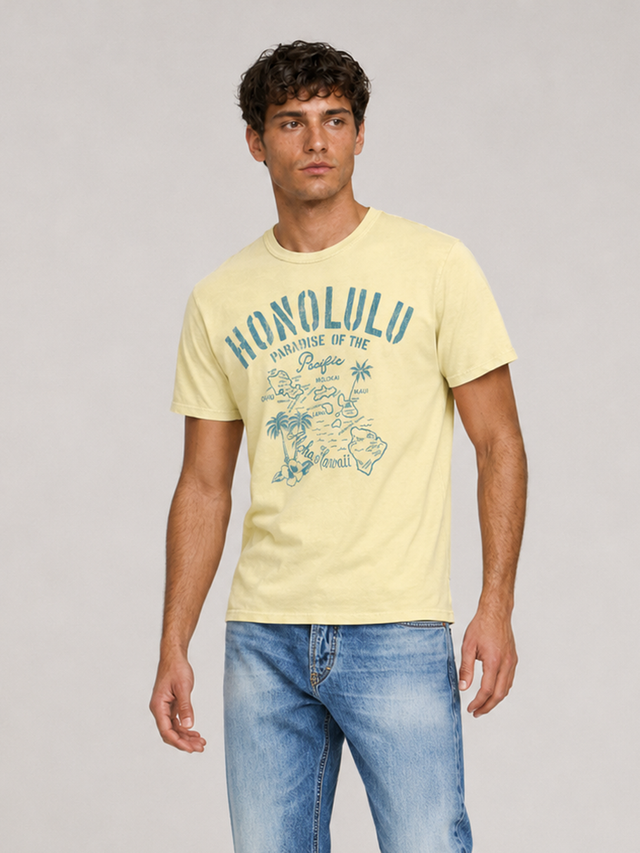 HONOLULU T-SHIRT - SOFT JERSEY - Bowery NYC