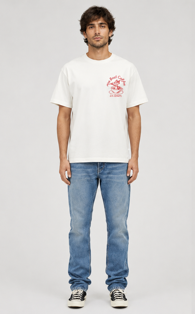 THE BEST COFFEE  T-SHIRT - HEAVY JERSEY