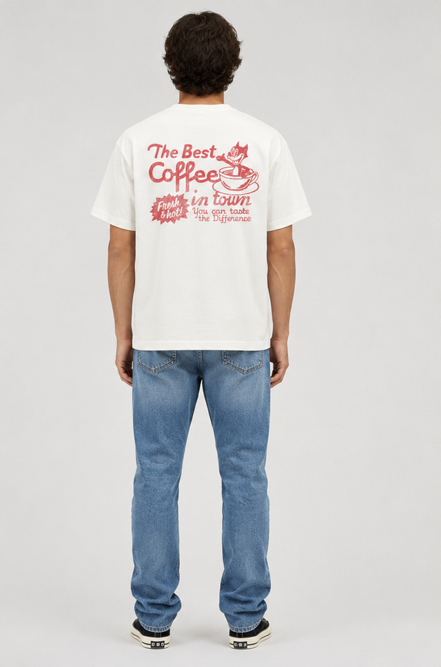 THE BEST COFFEE  T-SHIRT - HEAVY JERSEY