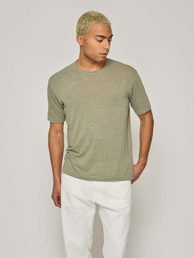 ESSENTIAL T-SHIRT - LINEN JERSEY - Bowery NYC