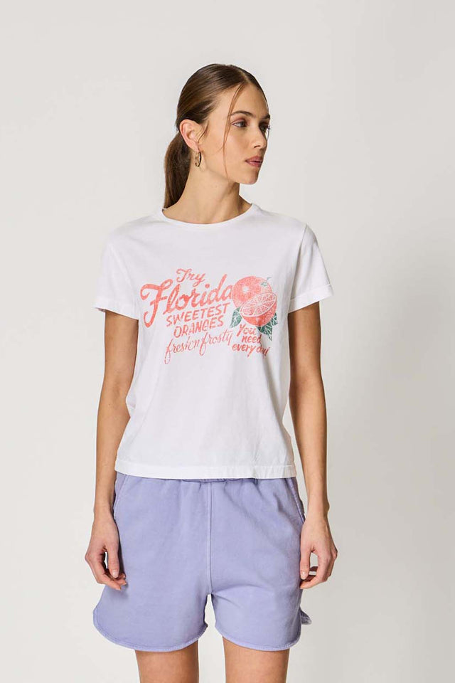 FLORIDA SWEETEST ORANGES  T-SHIRT - VINTAGE JERSEY - Bowery NYC
