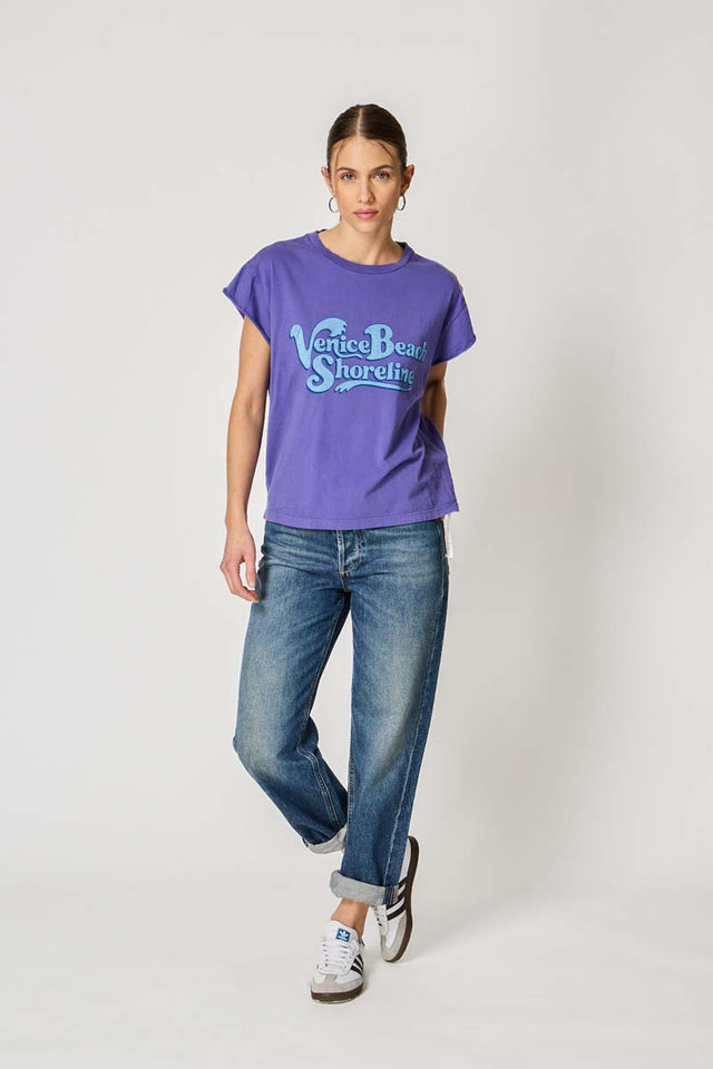 VENICE BEACH SHORELINE T-SHIRT - VINTAGE JERSEY - Bowery NYC