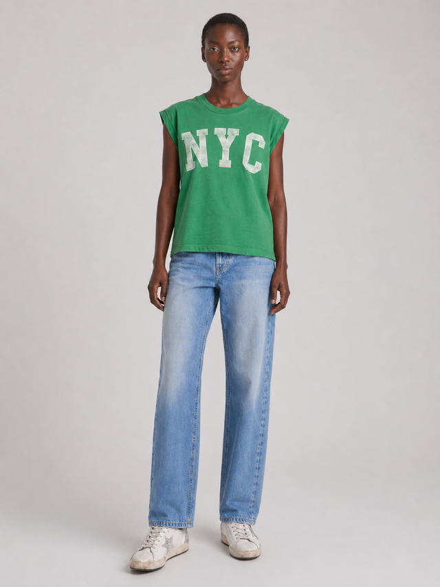 NYC ROLLED UP T-SHIRT - VINTAGE JERSEY - Bowery NYC