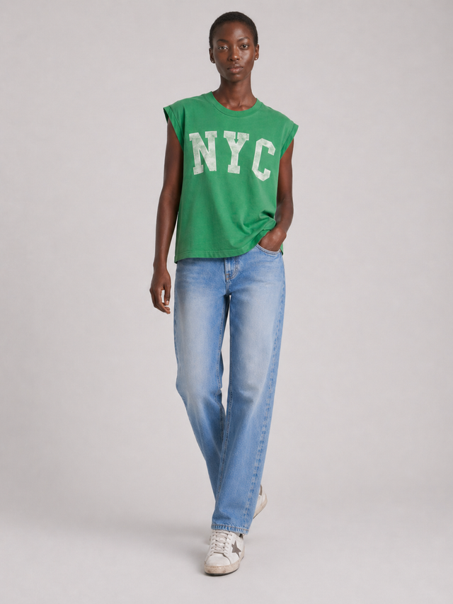 NYC ROLLED UP T-SHIRT - VINTAGE JERSEY - Bowery NYC