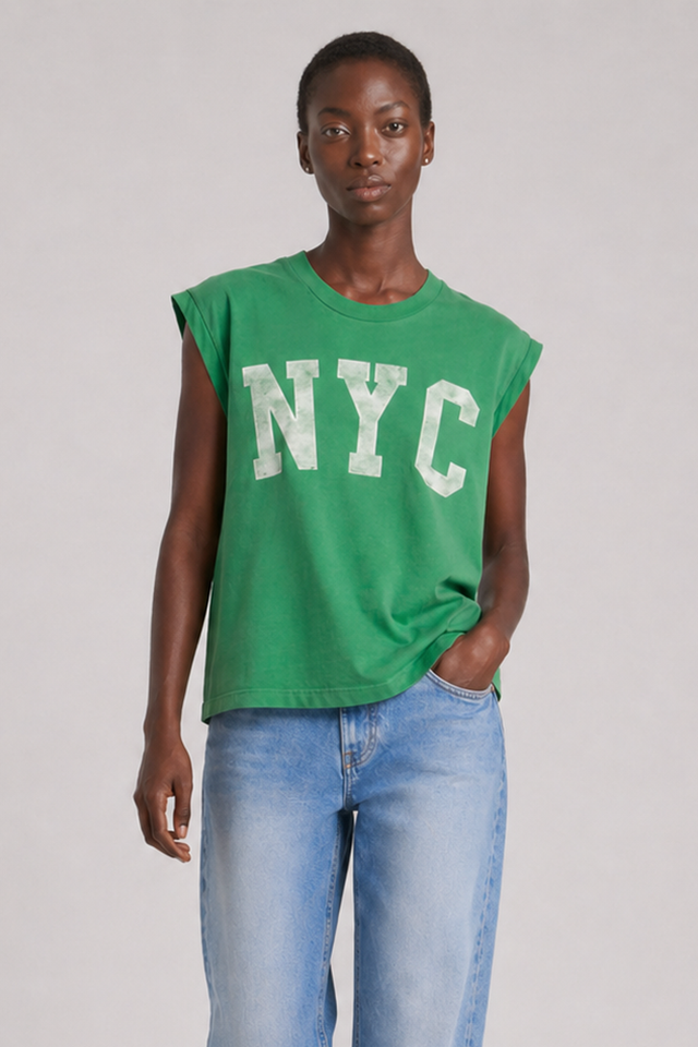 NYC ROLLED UP T-SHIRT - VINTAGE JERSEY - Bowery NYC