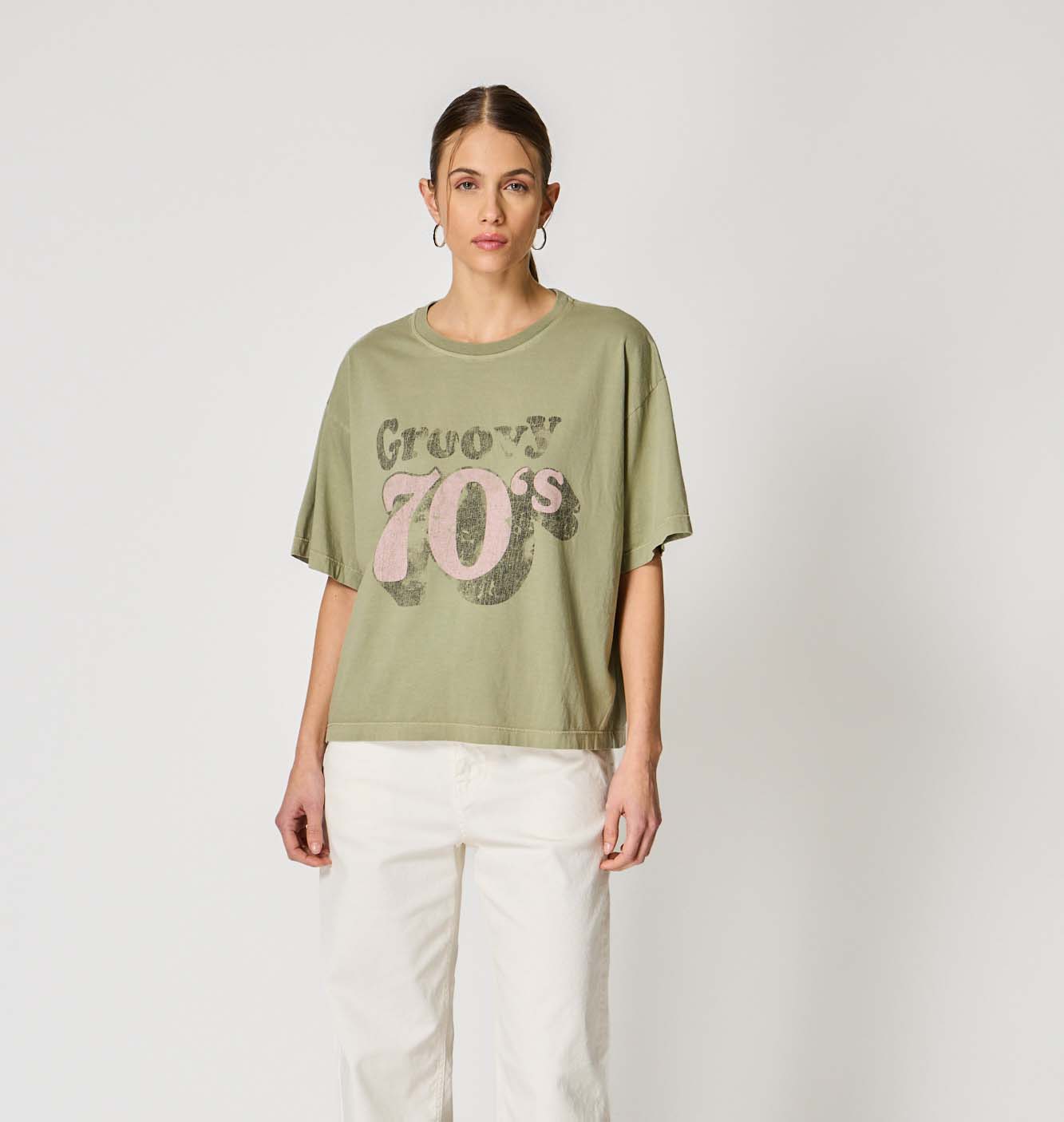 GROOVY 70'S T-SHIRT - VINTAGE JERSEY – Bowery NYC
