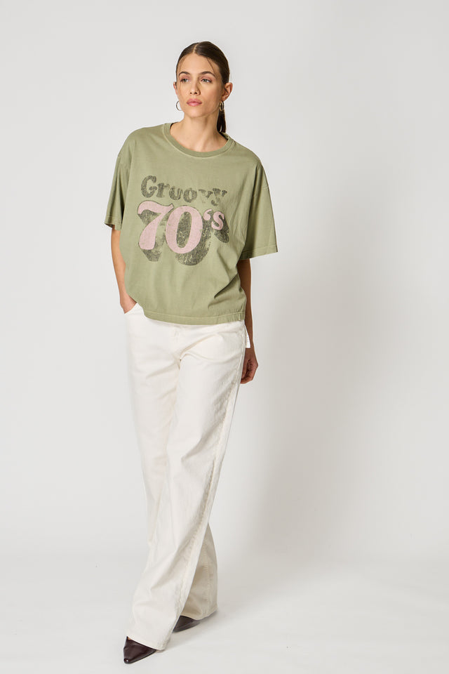 GROOVY 70'S T-SHIRT - VINTAGE JERSEY - Bowery NYC