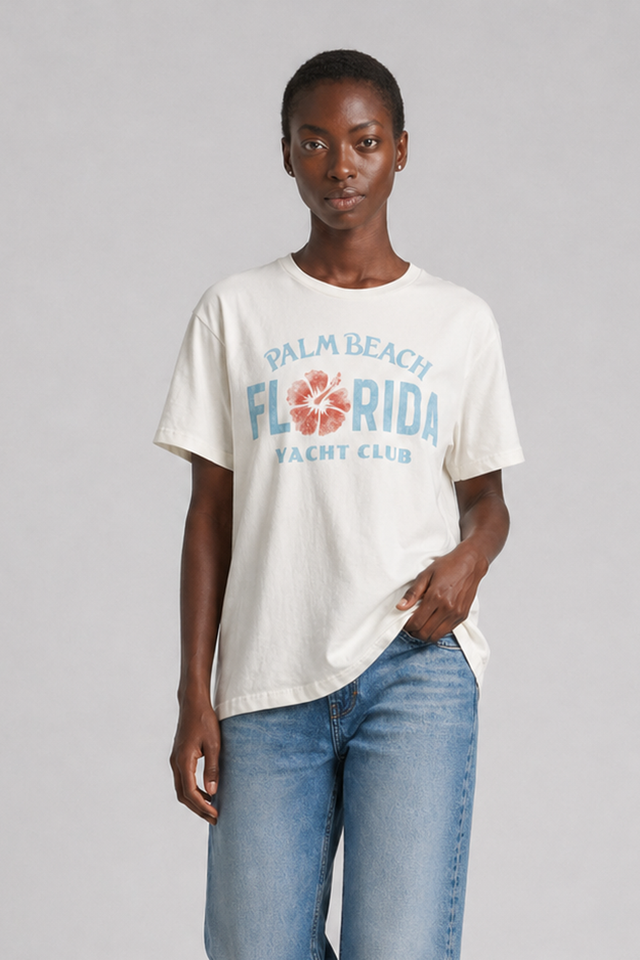 PALM BEACH FLORIDA T-SHIRT - EXTRA FINE JERSEY - Bowery NYC