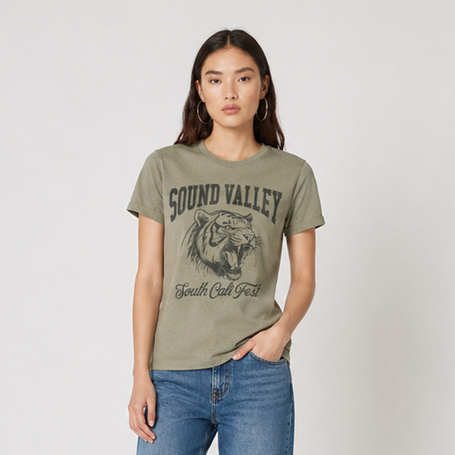SOUND VALLEY  T-SHIRT - SOFT JERSEY - Bowery NYC
