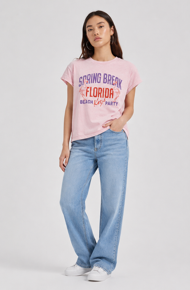 SPRING BREAK FLORIDA  T-SHIRT - SOFT JERSEY - Bowery NYC