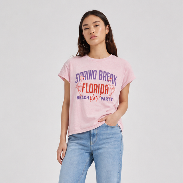 SPRING BREAK FLORIDA  T-SHIRT - SOFT JERSEY - Bowery NYC