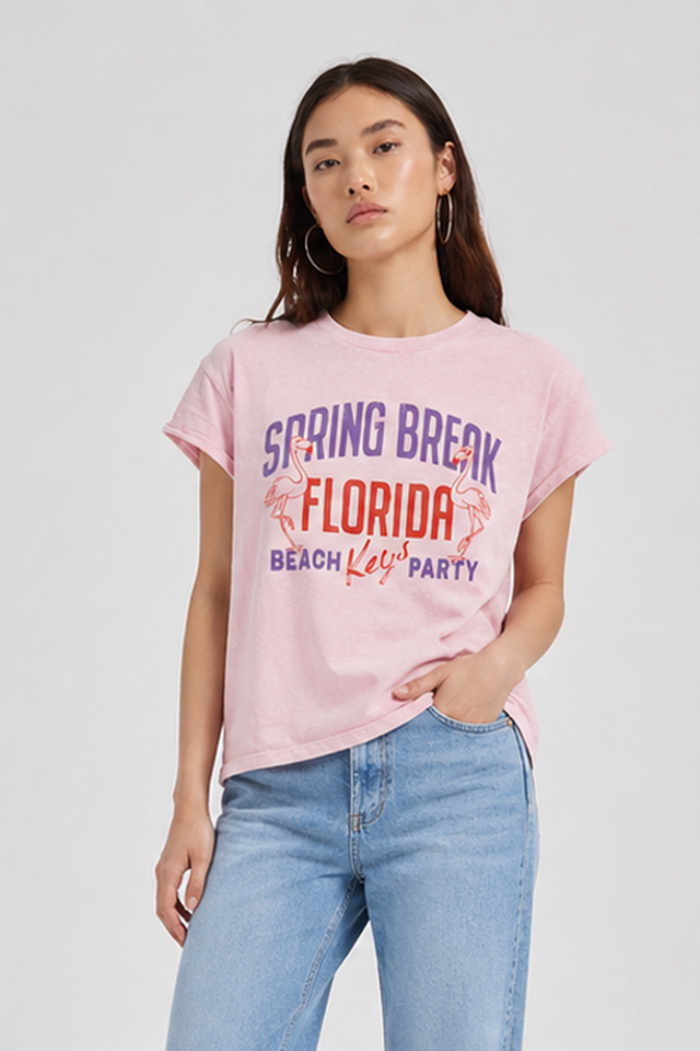 SPRING BREAK FLORIDA  T-SHIRT - SOFT JERSEY - Bowery NYC