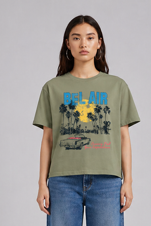 BEL AIR  T-SHIRT - SLUB JERSEY - Bowery NYC