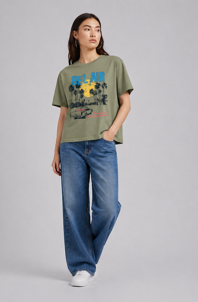 BEL AIR  T-SHIRT - SLUB JERSEY - Bowery NYC