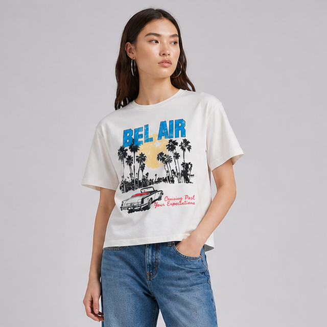 BEL AIR  T-SHIRT - SLUB JERSEY - Bowery NYC