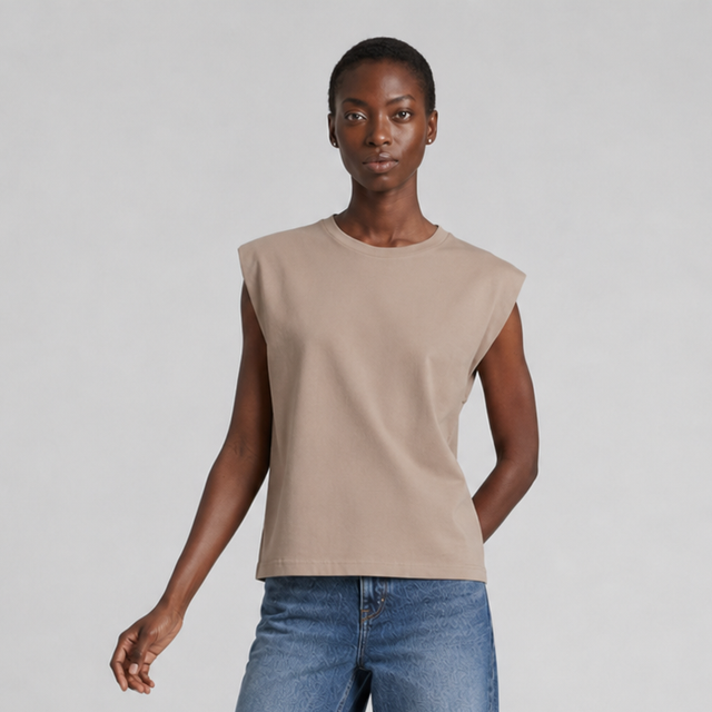 ESSENTIAL PUFF SHOULDER  T-SHIRT - VINTAGE JERSEY - Bowery NYC