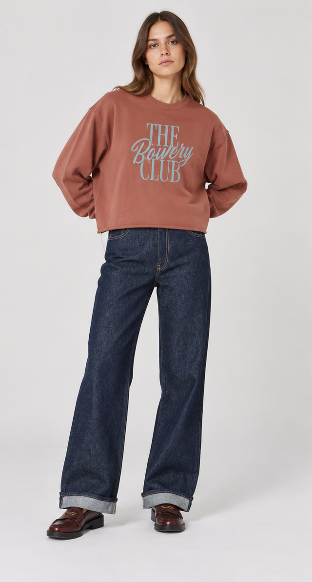 THE BOWERY CLUB BRUSHED SWEAT