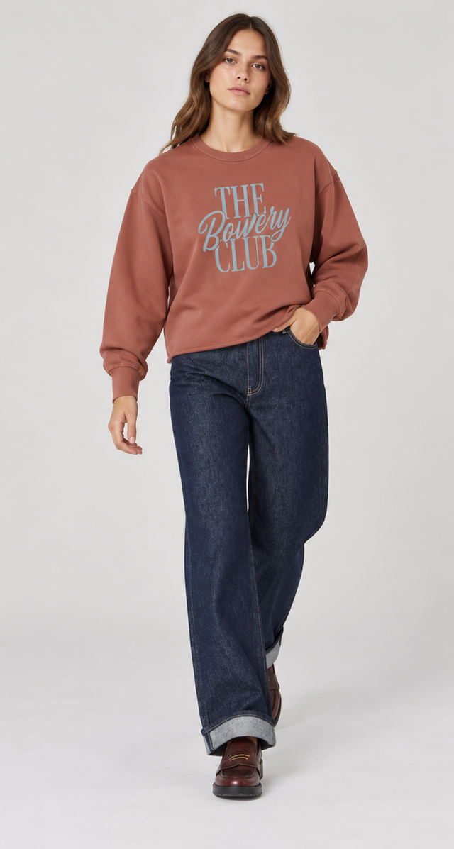 THE BOWERY CLUB BRUSHED SWEAT