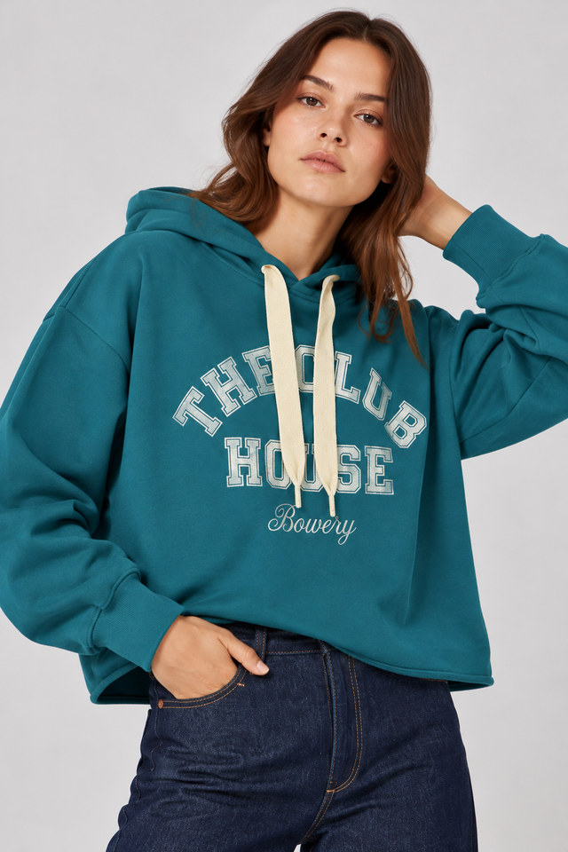 THE CLUB HOUSE - HOODIE BRUSHED SWEAT