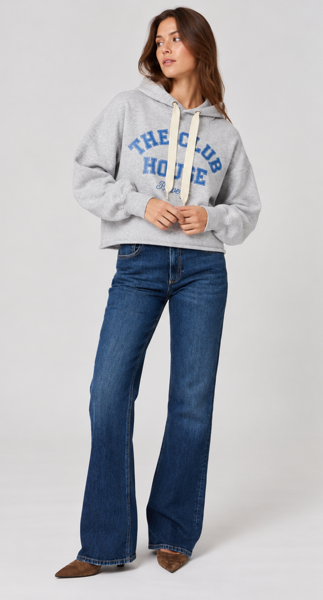 THE CLUB HOUSE - HOODIE BRUSHED SWEAT