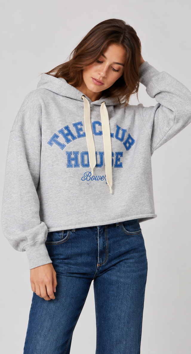 THE CLUB HOUSE - HOODIE BRUSHED SWEAT