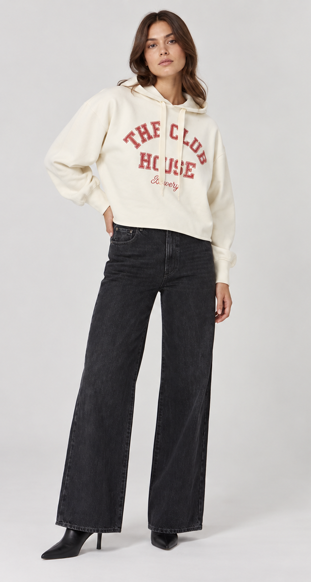 THE CLUB HOUSE - HOODIE BRUSHED SWEAT