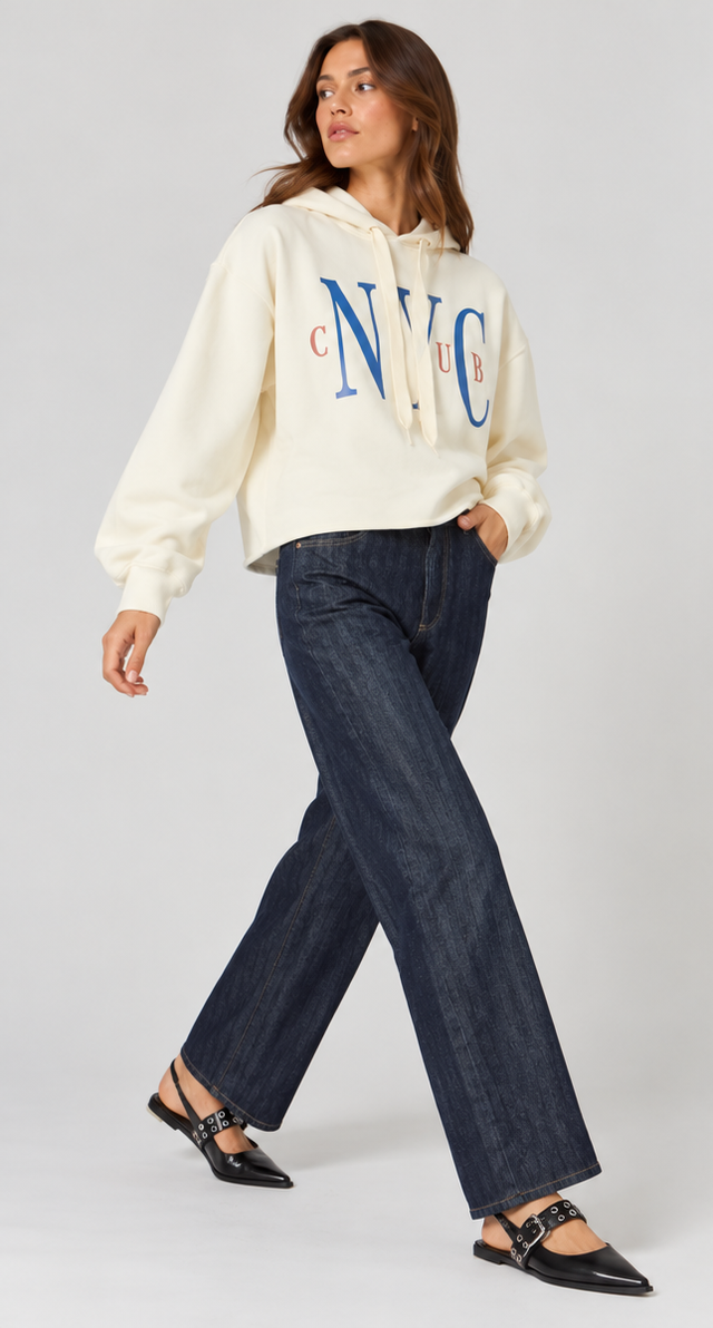 NYC CLUB HOODIE BRUSHED SWEAT