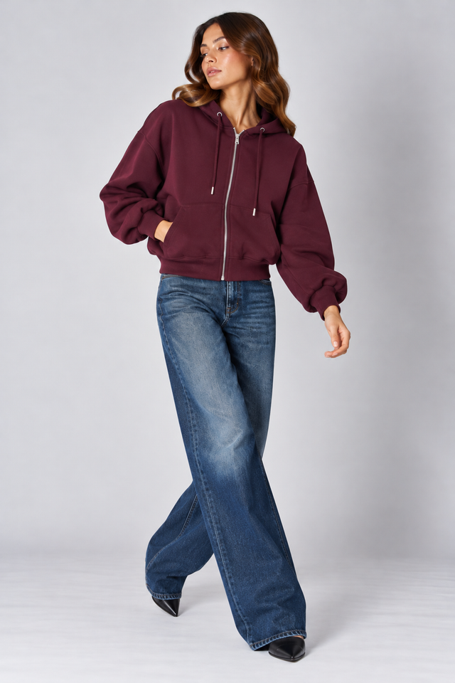 ESSENTIAL FULL ZIP HOODIE