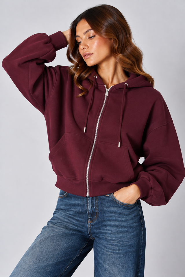 ESSENTIAL FULL ZIP HOODIE