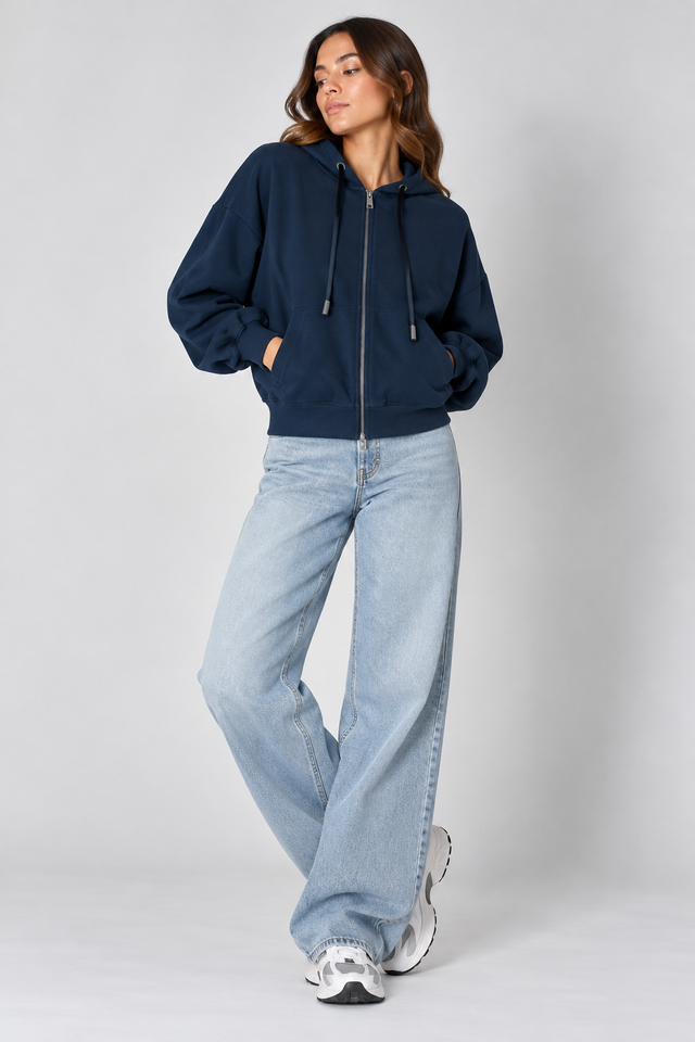 ESSENTIAL FULL ZIP HOODIE