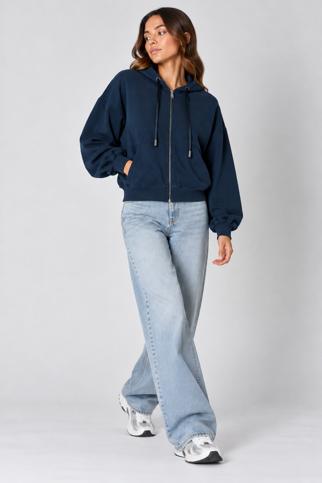 ESSENTIAL FULL ZIP HOODIE