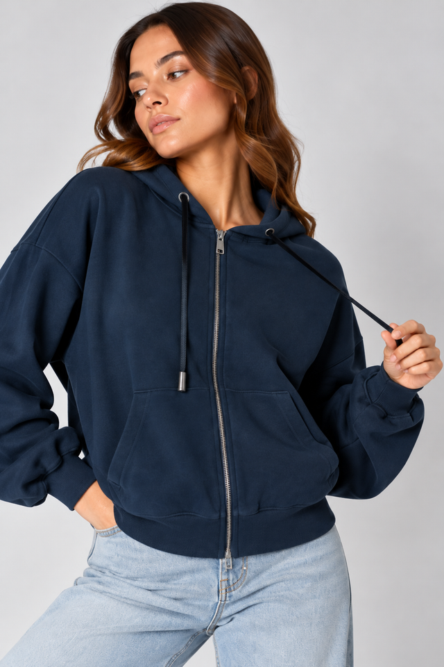 ESSENTIAL FULL ZIP HOODIE