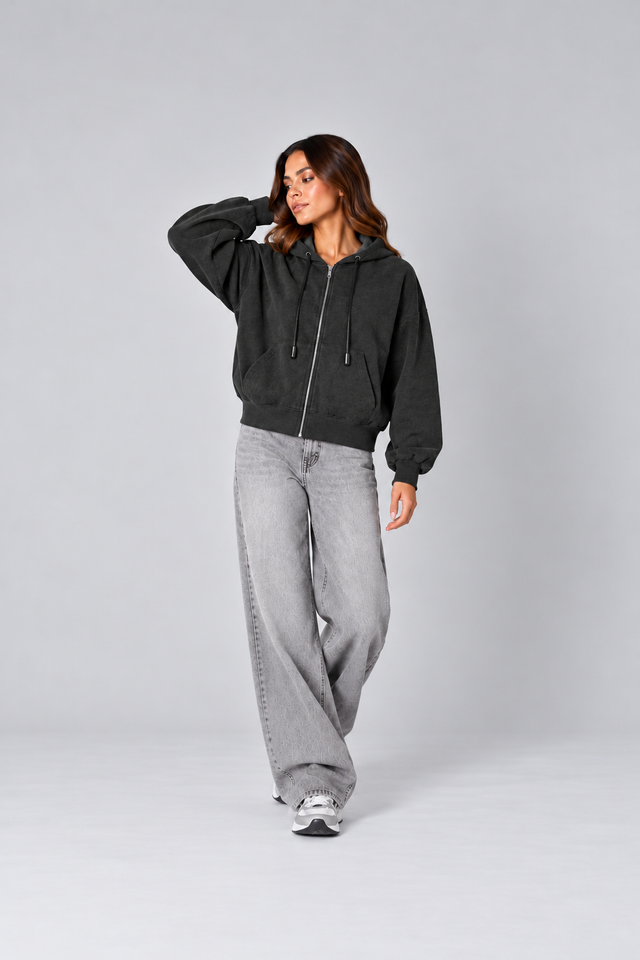 ESSENTIAL FULL ZIP HOODIE