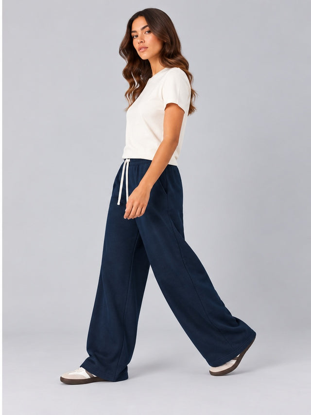 ESSENTIAL PANTS - PALAZZO FIT