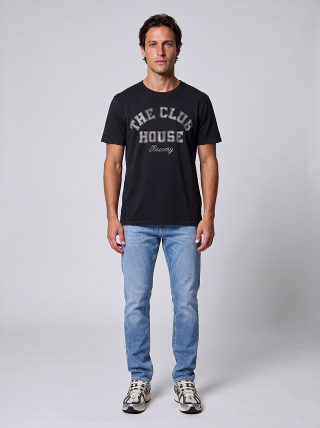 THE CLUB HOUSE T-SHIRT - VINTAGE JERSEY