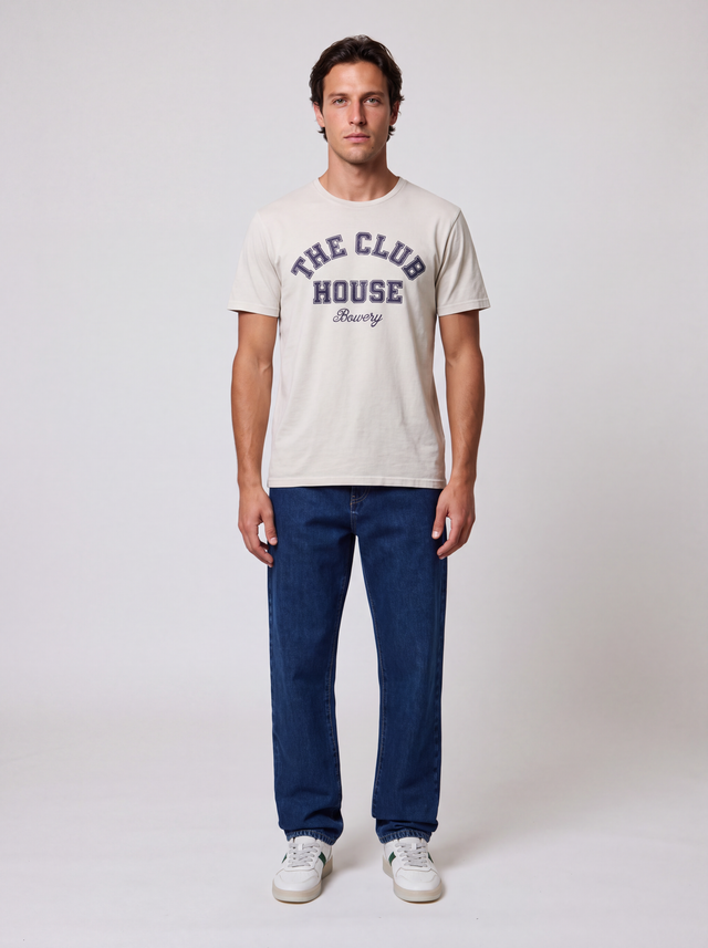 THE CLUB HOUSE T-SHIRT - VINTAGE JERSEY