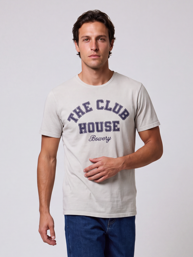 THE CLUB HOUSE T-SHIRT - VINTAGE JERSEY