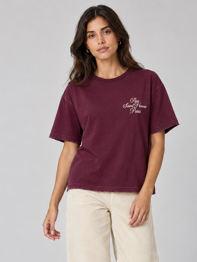 RUE SAINT HONORE T-SHIRT - VINTAGE JERSEY - Bowery NYC