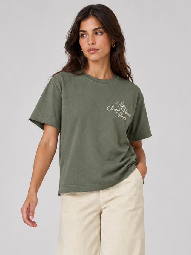 RUE SAINT HONORE T-SHIRT - VINTAGE JERSEY - Bowery NYC