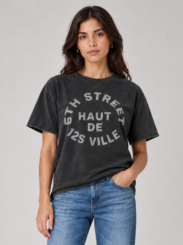 125TH STREET T-SHIRT - VINTAGE JERSEY - Bowery NYC