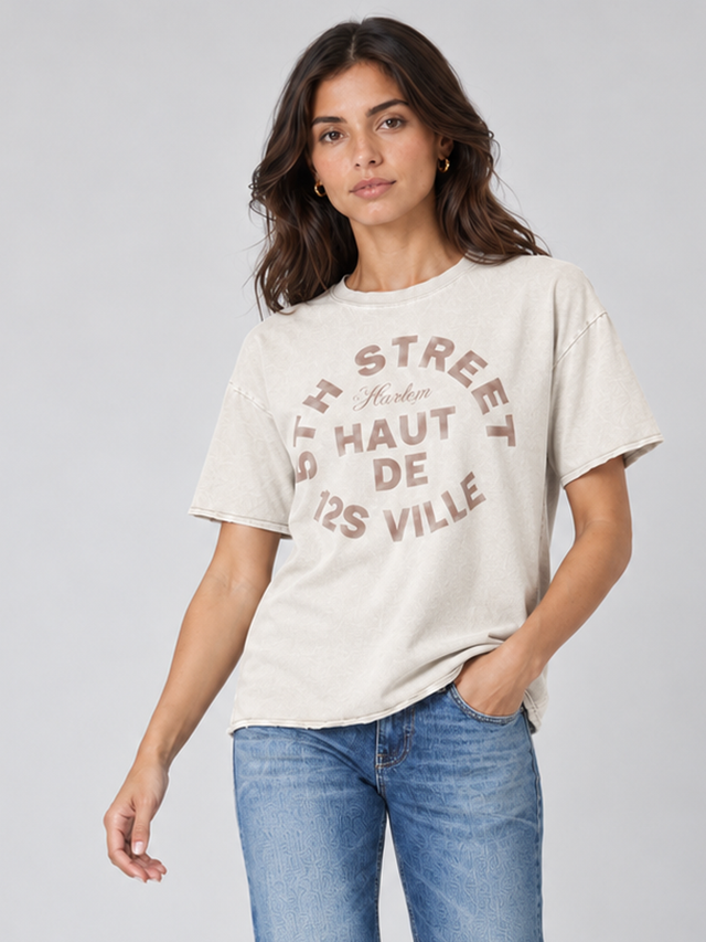125TH STREET T-SHIRT - VINTAGE JERSEY - Bowery NYC