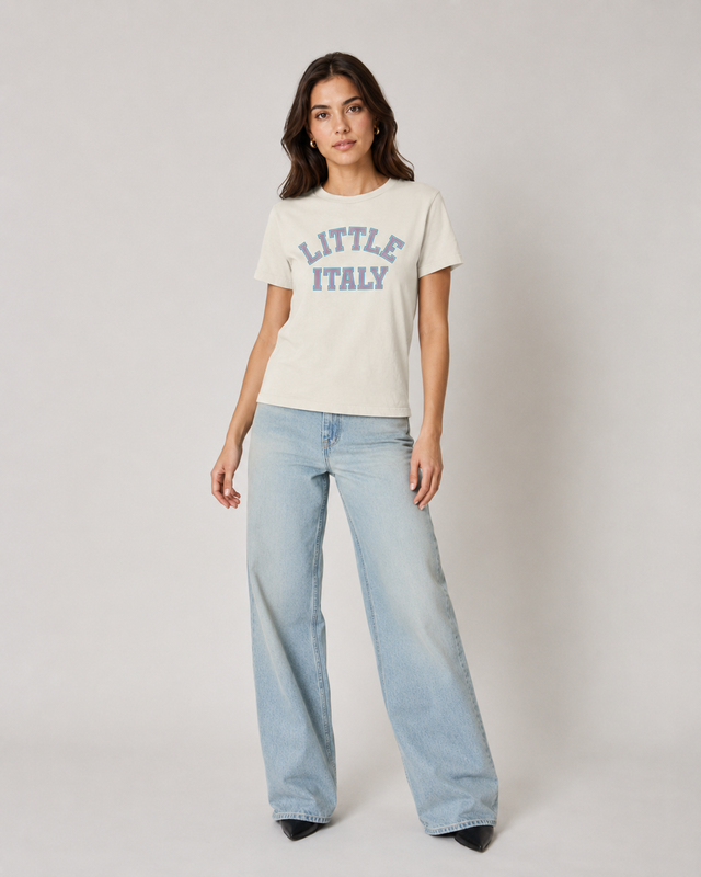 LITTLE ITALY - HEAVY CARBON PEACHED JERSEY - Bowery NYC