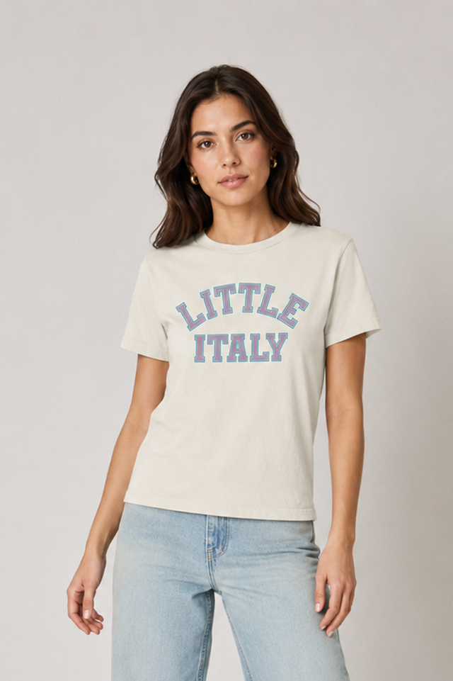 LITTLE ITALY - HEAVY CARBON PEACHED JERSEY - Bowery NYC