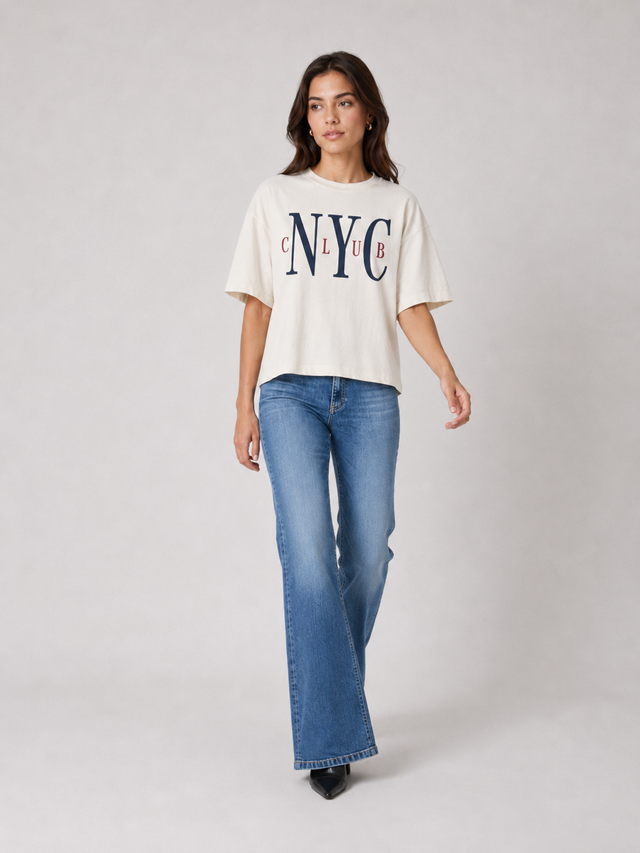NYC CLUB T-SHIRT - VINTAGE JERSEY - Bowery NYC