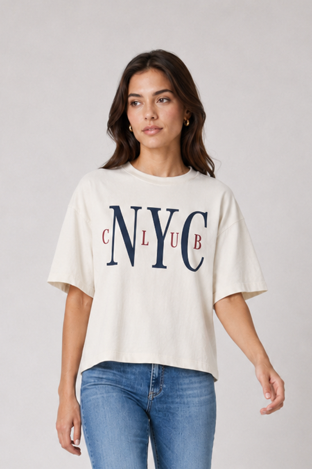 NYC CLUB T-SHIRT - VINTAGE JERSEY - Bowery NYC