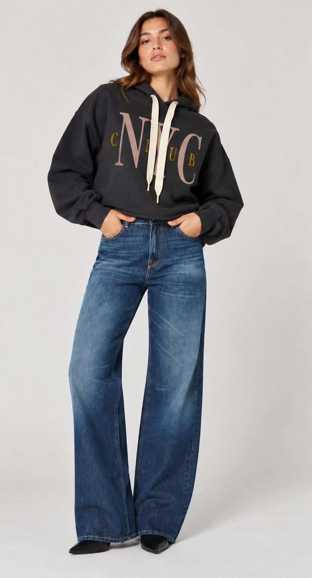 NYC CLUB HOODIE BRUSHED SWEAT