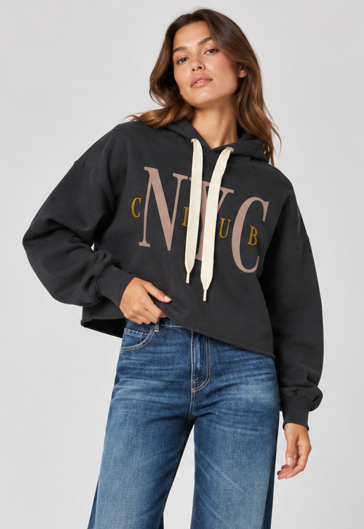 NYC CLUB HOODIE BRUSHED SWEAT